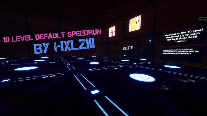 Speedrun Layout 10 Level Default Speedrun